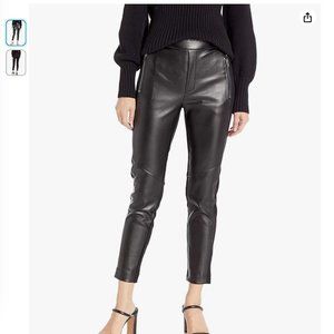 Bailey44 Faux Leather Front Frances Pant- size L